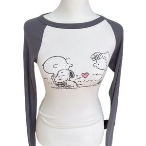 Peanuts Snoopy Graphic Long Sleeve Shirt